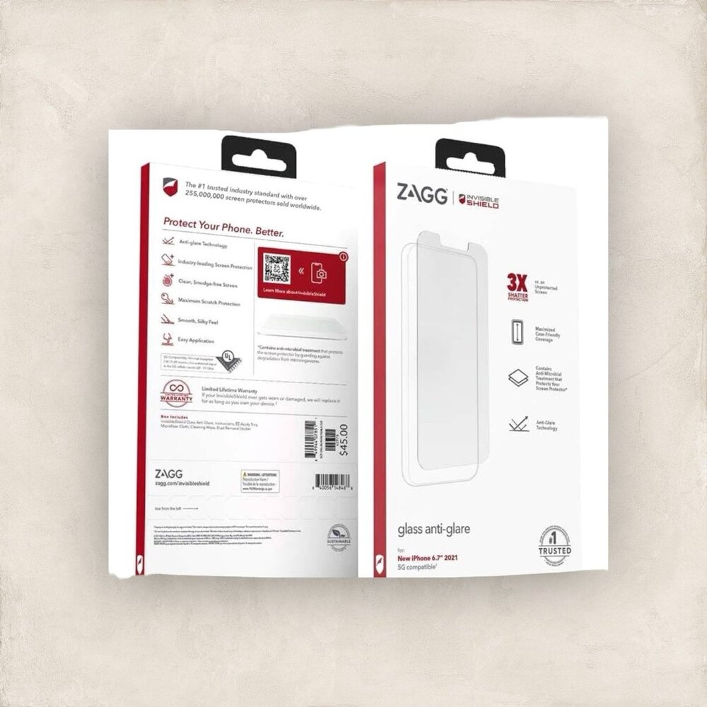 Zag Invisible Shield Screen For TCL 30 V 56 Clear